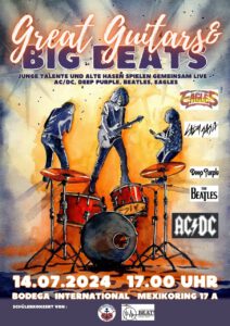 Plakat GREAT GUITARS & BIG BEATS NIGHT
